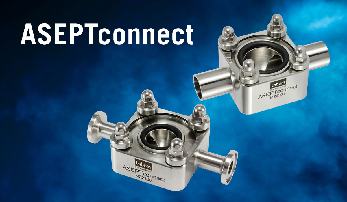 Labom Aseptic connection MZ2300 for transmitter